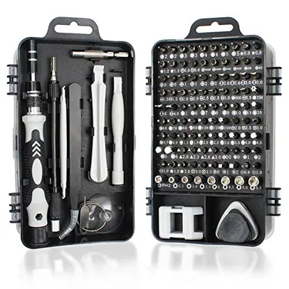 Conjunto de minichaves de fenda de precisão, 115 em 1, ferramentas de reparo profissional com chave magnética para celular