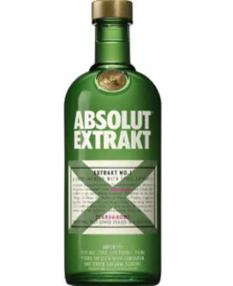[2 unidades] Vodka Absolut Extrakt (Cardamomo) 750 ml | R$ 129
