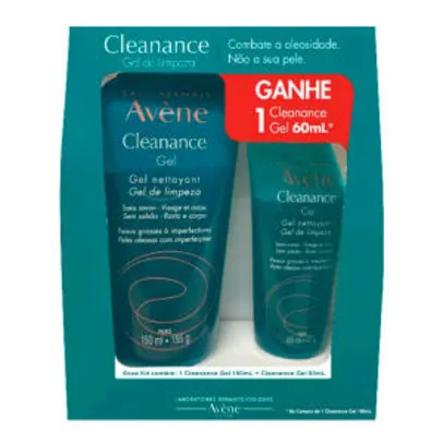 Cleanance Avène Gel de Limpeza 150ml + 1 Cleanance 60ml - R$39