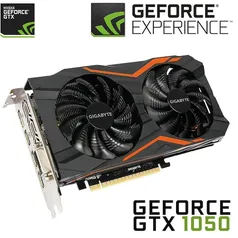 Placa de vídeo Nvidia Geforce GT-X 1050 2GB GDDR5 Gigabyte GV-N1050G1 Gaming 2G