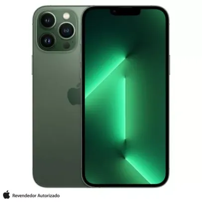 iPhone 13 Pro Max Apple (128GB) Verde Alpino, Tela de 6,7", 5G e Câmera Tripla de