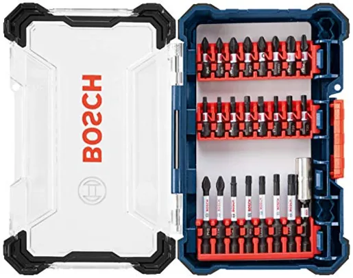 BOSCH SDMS24 Conjunto de sistema de 24 peças de aparafusamento resistente a impactos