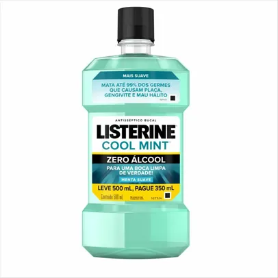 [2 un] Antisséptico Bucal Listerine Zero 500ml