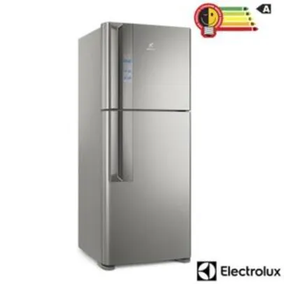 Refrigerador de 02 Portas Electrolux Frost Free com 431 Litros Inverter Top Freezer Platinum - IF55S | R$2.999