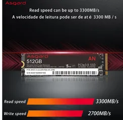 SSD M.2 NVME Asgard AN2 256GB