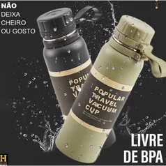 Garrafa Térmica 1200ml em Aço Inoxidavel Modelo Travel à Vácuo Esportes Ao Ar Livre Montanhismo Aptidão Térmica Garrafa