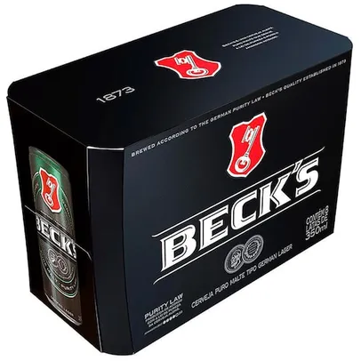 Cerveja Becks Puro Malte Lata 350ml Pack - 8 Unidades