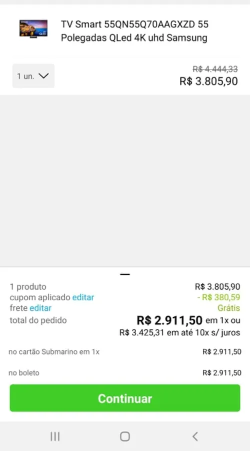 Imagen na descrição da promoção