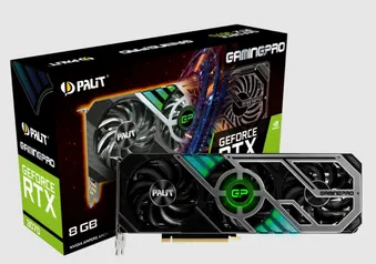 Placa de Vídeo Palit NVIDIA GeForce RTX 3070 GamingPro LHR, 8GB GDDR6, DLSS, Ray Tracing, NE63070019P2-1041A