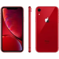 (2939 com AME) iPhone XR 64GB Vermelho Tela 6.1” iOS 12 4G 12MP - Apple (APP da loja)