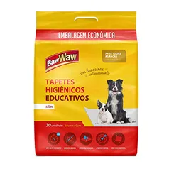 [Recorrência] Baw Waw Tapetes Higiênicos Slim para cães 30 unidades