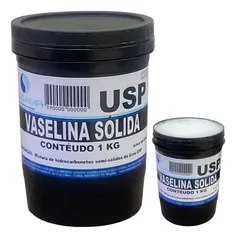  Vaselina Solida Farmacêutica Usp Pura Sem Cheiro Branca 1 Kg