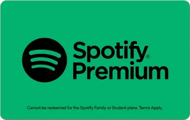 [App] Gift Card Spotify Premium  R$100 - 6 meses