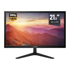 Monitor Mymax 21.5'' Resolução: 1920 X. 1080 Tempo de Resposta: 5 MS Full HD, HDMI, VGA 100/240V