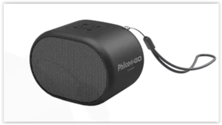 Caixa de Som Philco Speaker Go PBS05BT | R$ 94