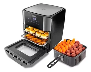 Fritadeira Air Fryer Philco Oven Pfr2200p 2 Em 1, 12 Litros, 220v