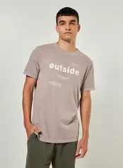 Camiseta Estonada Escrito Outside + Outros modelos na descrição Tamanho PP P  M 