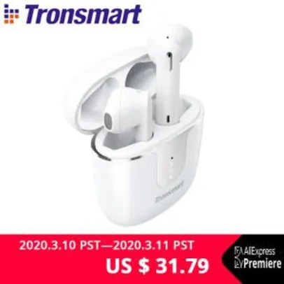 Fone de ouvido Bluetooth 5.0 Tronsmart Onyx Ace com tecnologia Qualcoom aptX