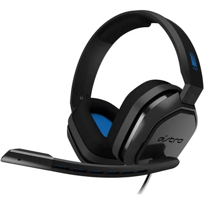 Headset Astro Gaming A10 para PlayStation, Xbox, PC, Mac - Preto/Azul