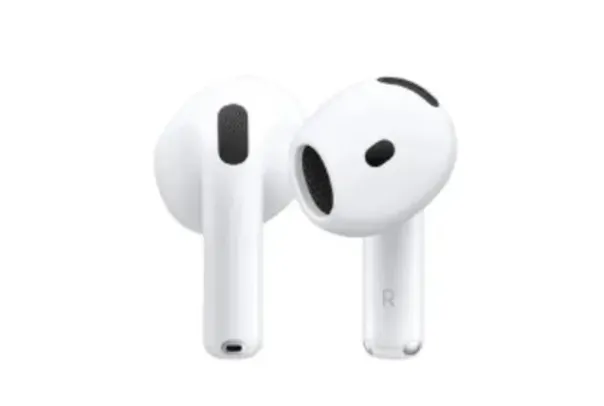 [Com Cashback R$999 ]AirPods 4 Apple com Estojo de Recarga USB-C, Branco - MXP63BZ/A