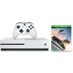 Console Xbox One S 500GB com 1 Controle e 1 Jogo Forza Horizon 3 Branco - R$1499