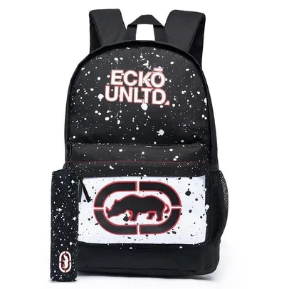 Mochila Bolsa Ecko Escolar Reforçada Dia a Dia Espaçosa