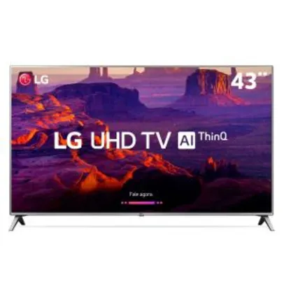 Smart TV LED 43" Ultra HD 4K LG 43UK6520PSA