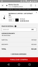 Desconto de 60 reais na Sephora