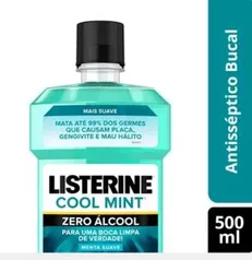 2 Antisséptico Bucal Listerine Zero 500ml [ R$ 10,39 CADA ]