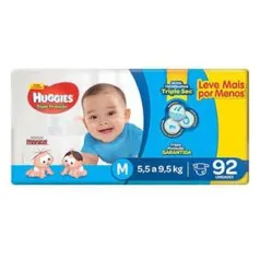 Fraldas Huggies turma da Mônica 92 unidades por R$ 31