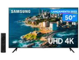[CC Master Card] Smart TV 50” UHD 4K LED Samsung 50CU7700 