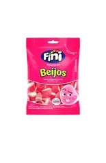 [Cliente Ouro] Bala de Gelatina Fini Beijos de Morango e Nata - 90g pacote | Leve 5 pague 4 | R$3,00 uni