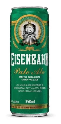 Pack Cerveja Pale Ale Puro Malte Eisenbahn Lata350ml  6 Unid