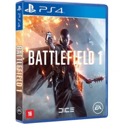 [SHOPTIME/Cartão Shoptime] Battlefield 1 - PS4 - R$170