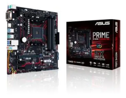 Placa Mãe Asus Prime B450M Gaming/BR, Chipset B450 R$ 589