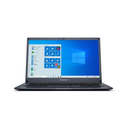 Notebook Positivo Motion Q232b Intel® Quad-core™ Windows 10 Home Flash 14&quot; - Cinza Azulado