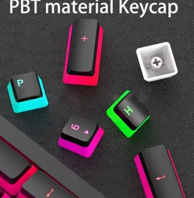 (Imposto incluso) Pudim Keycap para teclado mecânico, GMK87 GMK81 GMK67 K617 M87 129 chaves