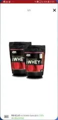 Whey Gold Standard - 454g (Baunilha) - Optimum Nutrition! 2 Unidades | R$82