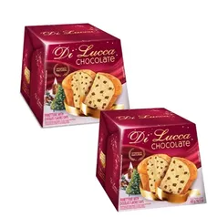 Compre 1 e Leve 2 Panettone Di Lucaa Chocolate 400g 