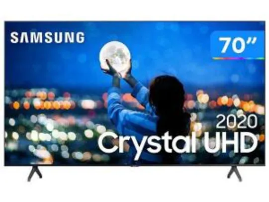 [Clube da Lu] Smart TV Crystal UHD 4K LED 70” Samsung - 70TU7000 | R$ 4.420