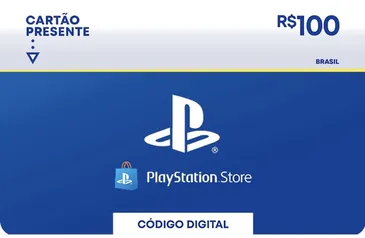 [App] 2x Gift Card Playstation de R$100,00 por R$160,00