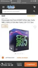 Processador Intel Core i5-9400F Coffee Lake, Cache 9MB | R$980