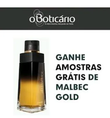 EXPERIMENTE O NOVO MALBEC GOLD - O BOTICÁRIO