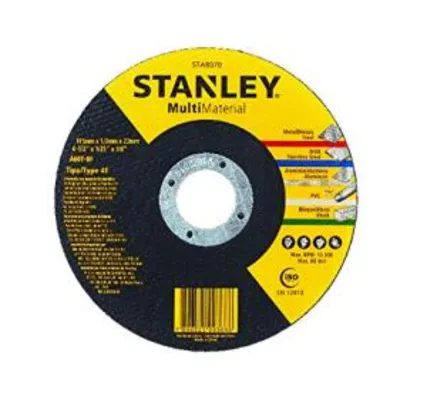 (PRIME) STANLEY Disco Abrasivo Corte Multi Material 4 1/2"