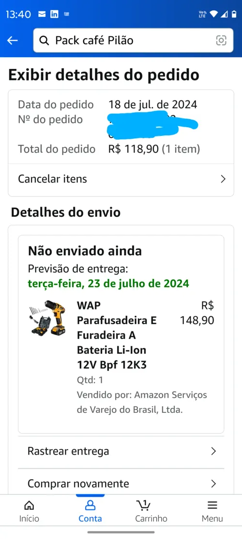 Imagen na descrição da promoção