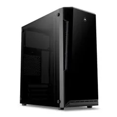 Gabinete Gamer Mancer Ares Lateral Acrilico Preto, MCR-AR01-FL | R$160