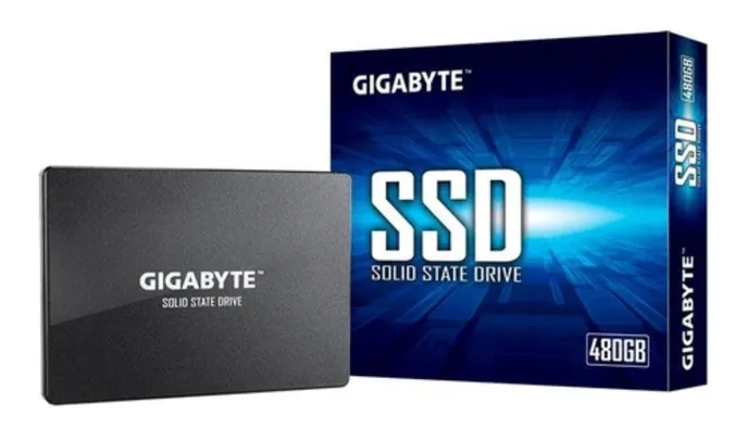 [APP] SSD Gigabyte 480GB, SATA, Leitura 550MB/s, Gravação 480MB/s | R$317