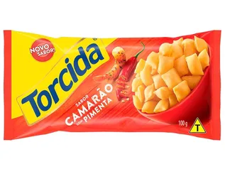 (APP + Cliente ouro + lv6 pg5) Salgadinho Torcida camarão c/ pim 100g