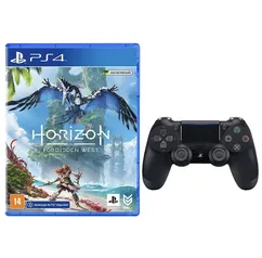 Controle Dualshock 4 + Jogo Horizon Forbidden West - PS4