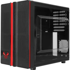 Gabinete Gamer Riotoro Small, Mini Tower, Black, Sem Fonte, Com 1 Fan, CR1088, Compatível mATX R$229